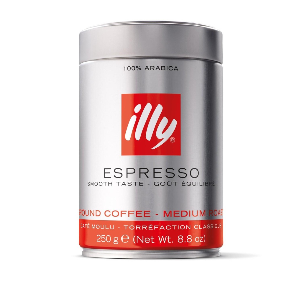Illy Classico Ground Coffee Espresso 250g
