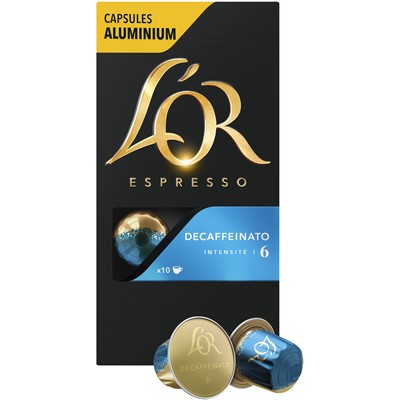 L'OR Espresso Decaffeinato Coffee Capsules x10 (Intensity 6) - 52g