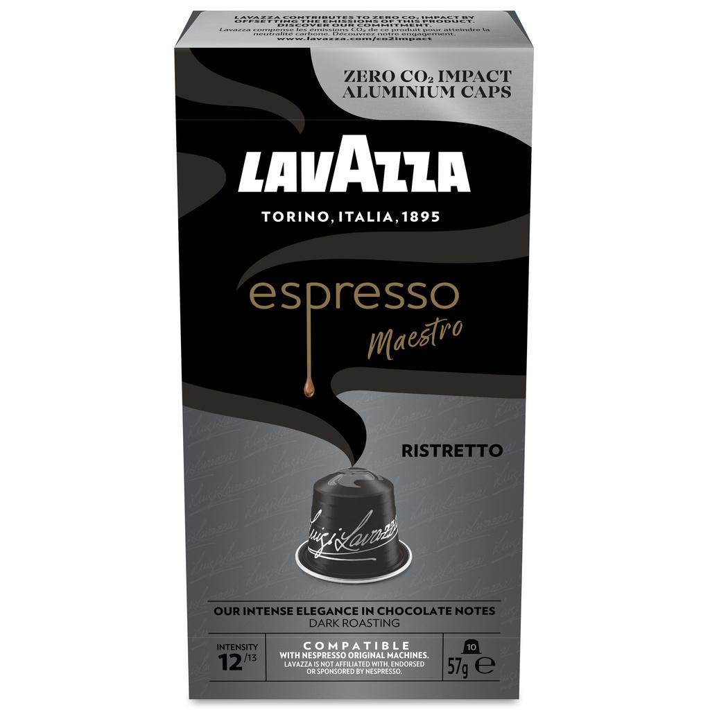 Lavazza 10 Aluminum Capsules Espresso Maestro Ristretto 55g