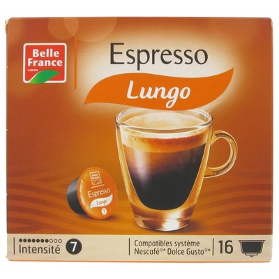 DG Lungo Capsules x16 Belle France Box 112g
