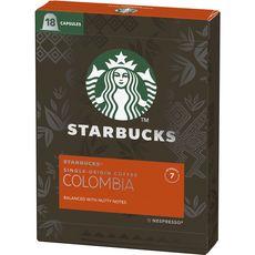 Colombia Starbucks x18 Nespresso Capsules
