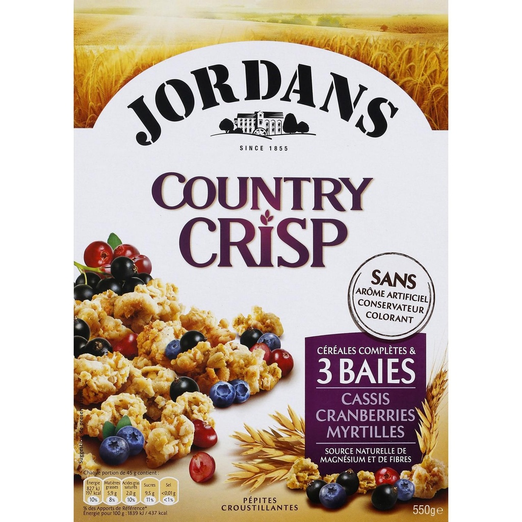 550G Country Crisp 4 Berries Jordans