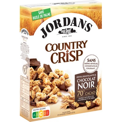 550G COUNTRY CRISP CHOCOLAT NOIR JORDANS