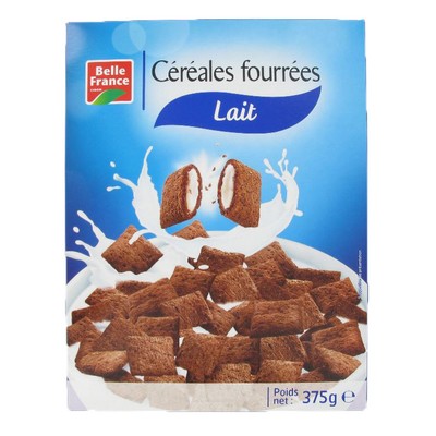 Belle France Milk-Filled Cereal 375g Box