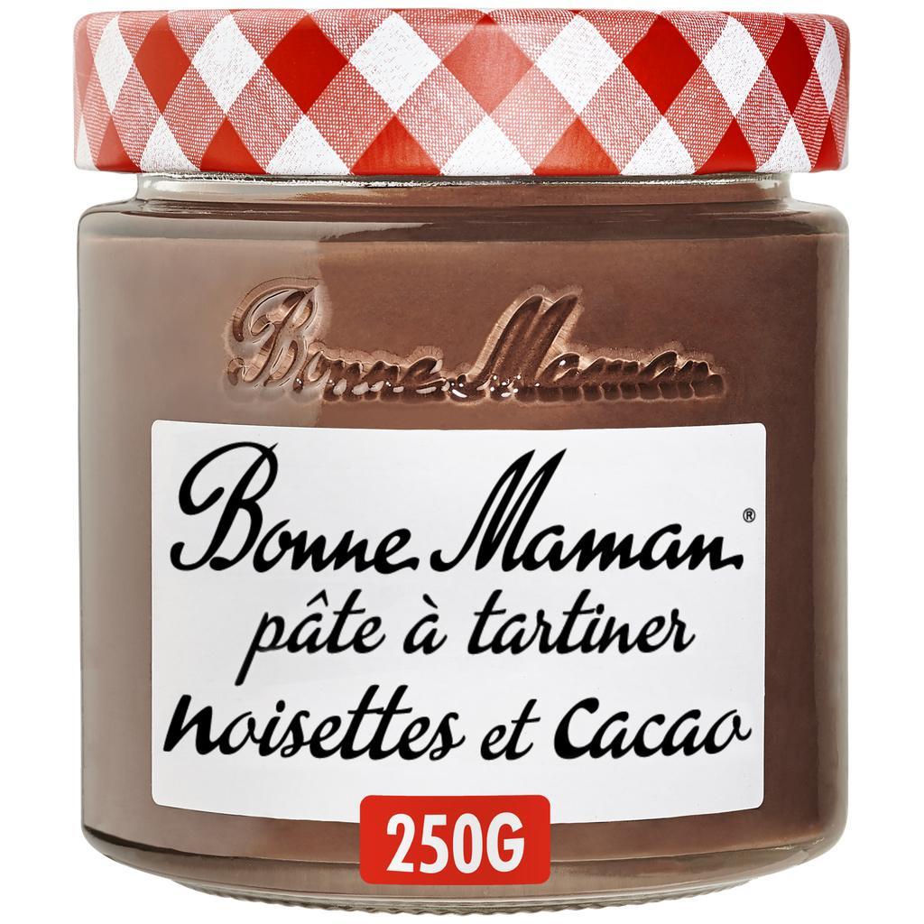 Pâte à Tartiner Noisettes et Cacao Sans Huile Bonne Maman 250G