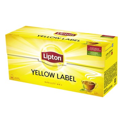 Lipton Yellow Label Black Tea Kenya Origin 30 Bags