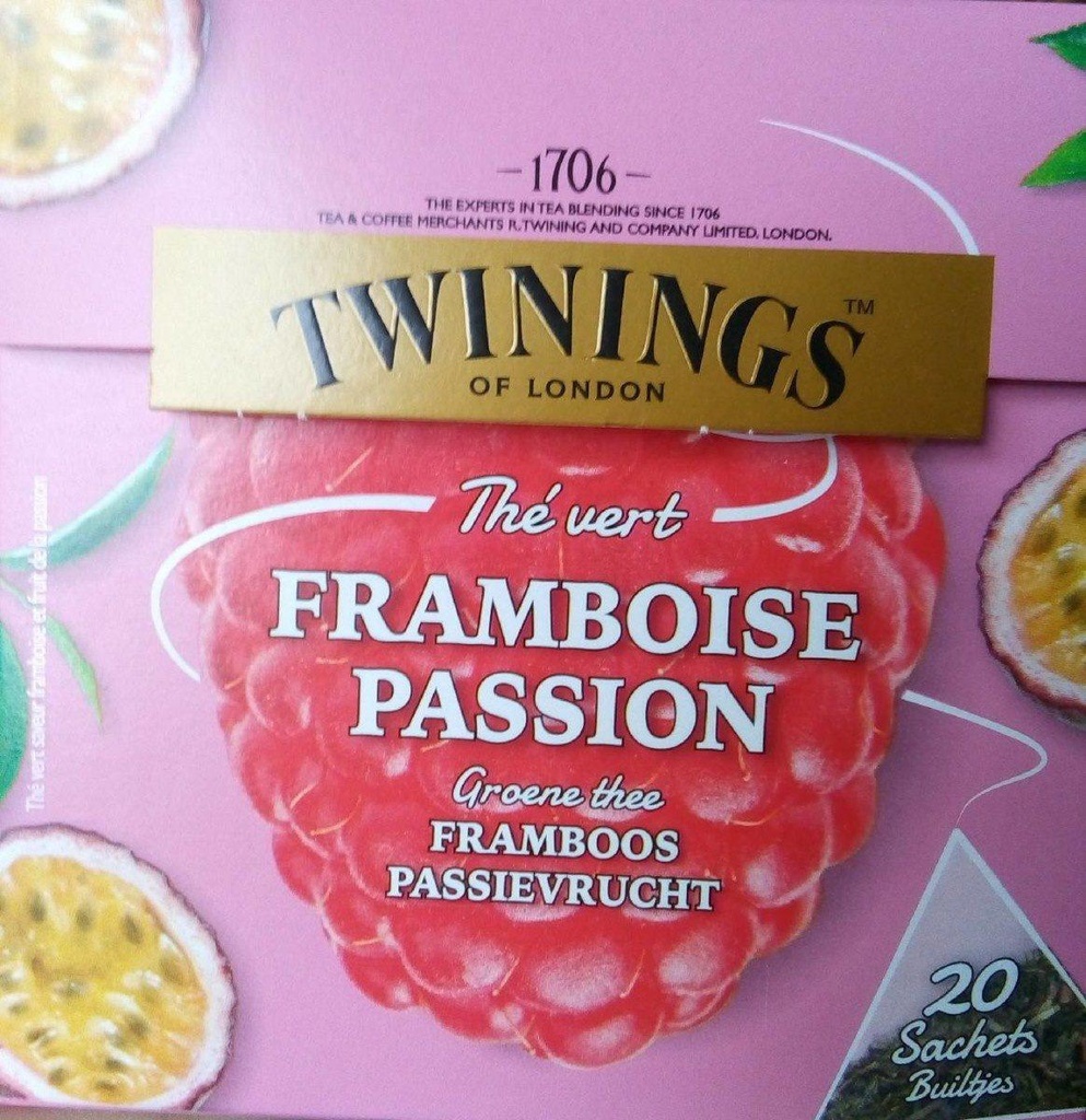 Twinings Raspberry Passion Green Tea 20 Bags