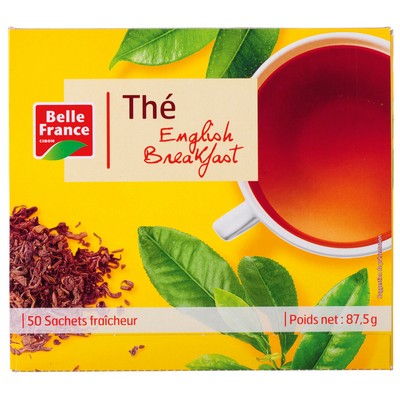 Breakfast Tea x50 Sachets Belle France Box