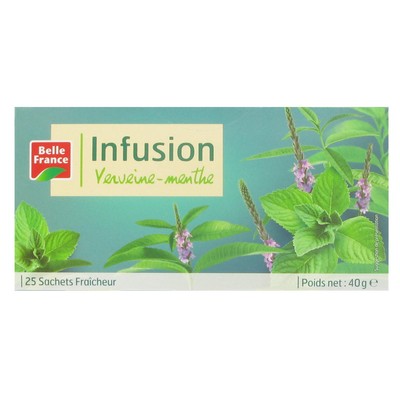 Verbena Mint 25 Tea Bags Belle France