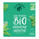 Elephant Organic Herbal Tea Verbena Mint 20 Pyramid® Sachets