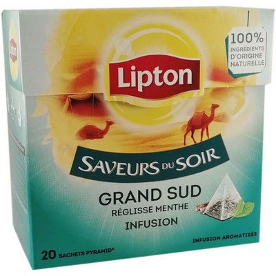 Lipton Evening Flavours Southern Blend Mint & Liquorice 20 Pyramid® Bags