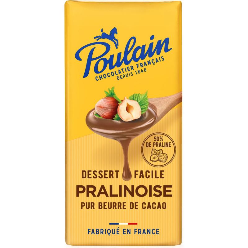 Tablette chocolat Poulain Pralinoise 180g 21CA