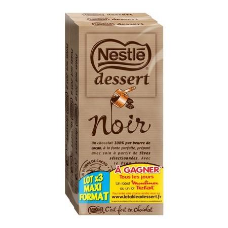 NESTLE DESSERT Dark Chocolate 3x205g