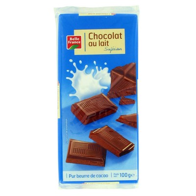 CHOCOLAT LAIT SUPERIEUR BF TABLETTE 3 X 100 G