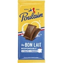 95G MILK CHOCOLATE TABL POULAIN