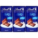 Lindt AUTHENTIQUE Milk Extra Fine Chocolate Bar 100g - Pack of 3