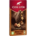 Côte d'Or Bloc Noir Noisettes Entières 180g