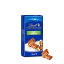 Lindt Tablette de chocolat AUTHENTIQUE Lait Noisettes 100g - Lot de 2