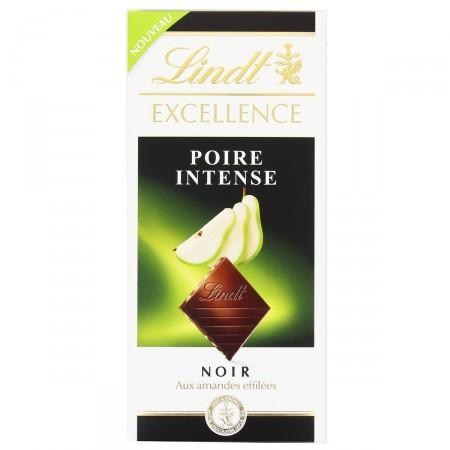 Lindt Tablette de chocolat EXCELLENCE Noir Poire Intense 100g