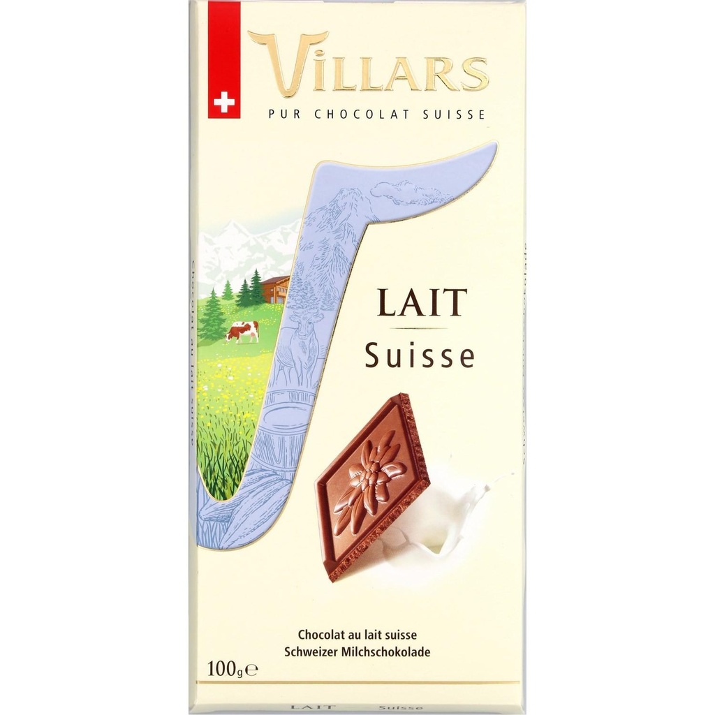 Villars Swiss Milk Chocolate 100g