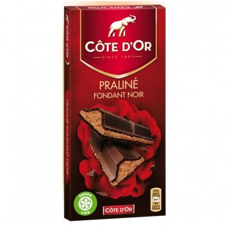 Côte d'Or Fourré Epais Noir Praliné 200g