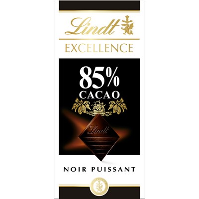 Lindt Tablette de chocolat EXCELLENCE Noir 85% 100g