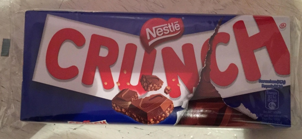 CRUNCH Milk Chocolate Bar 2 x 100g