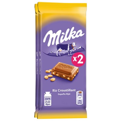 Milka Crispy Rice 2x100g
