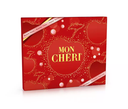 Mon Chéri Cherry Dark Chocolate Bonbons Filled with Cherry and Liqueur – Box of 25 Pieces