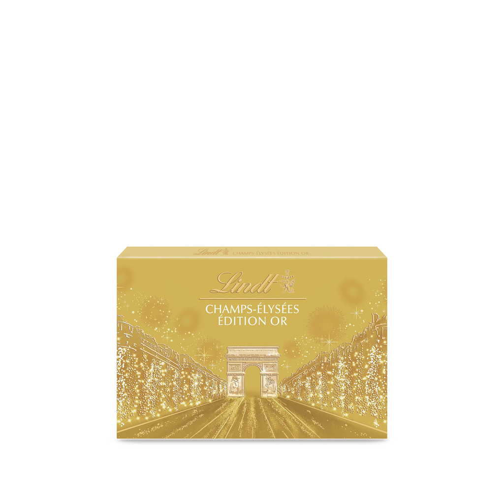 LINDT CHAMPS-ELYSEES EDITION OR BOITE 181G