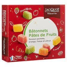 BOITE KG BATONNETS PATE DE FRUITS
