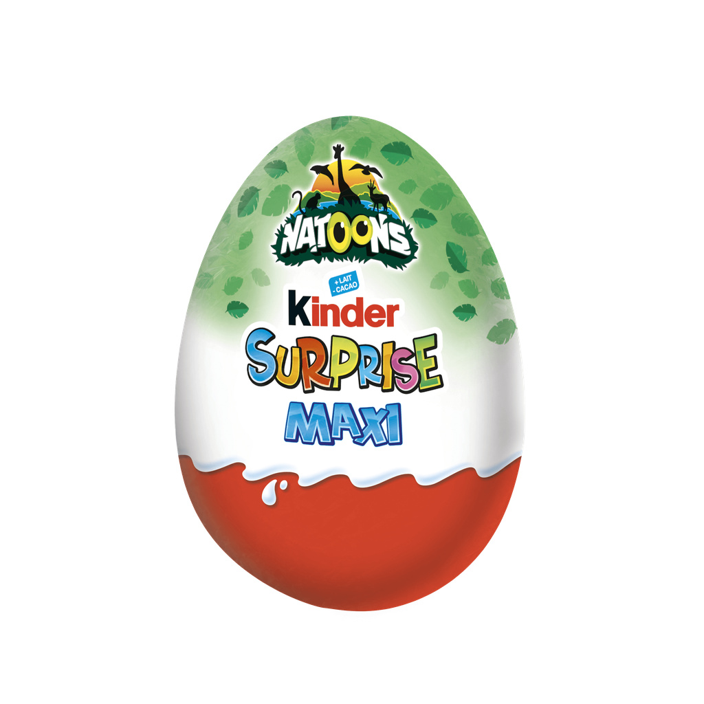 KINDER SURPRISE MAXI EGG GIRL NATOONS 100G