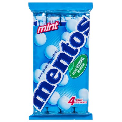 Mentos Mint Roll Candies Multipack x4 - 152g