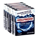 Hollywood Fresh Powerfresh s/sucres 5x10 Dragées 70g
