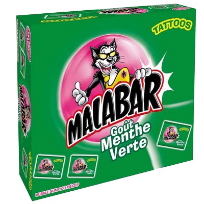 MALABAR MENTHE VERTE 200PC