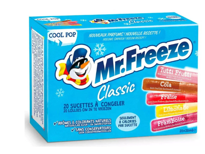 Mr Freeze Box 20 x 45 ml Big Pop Classic