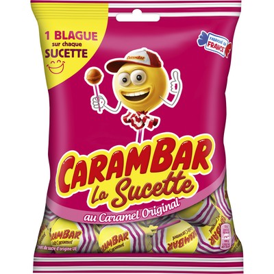 CARAMBAR SUCETTES CARAMEL 84G