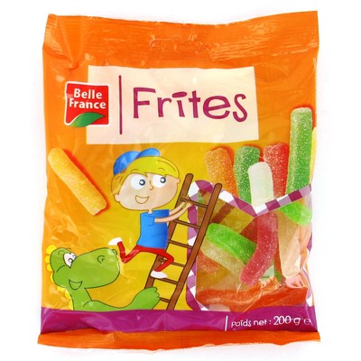 BF Fruity Gummy Fries Bag 200g