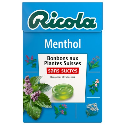 RICOLA Sugar-Free 50g Box Menthol Stevia