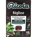 RICOLA sans sucres boîte de 50g Réglisse stevia