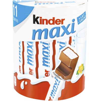 Barre Chocolatée Kinder Maxi Chocolat au Lait x11 - 231g