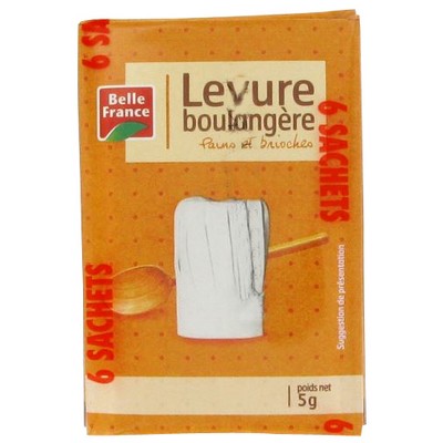 Belle France Baker's Yeast Sachets 6 x 5g