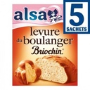 Briochin Baker’s Yeast Alsa 5 Sachets 27.5g
