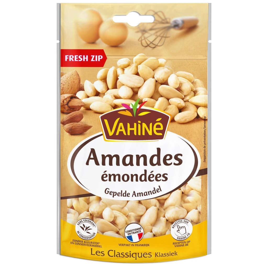 Vahiné Blanched Almonds 125g