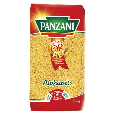 PANZANI Alphabet 500g