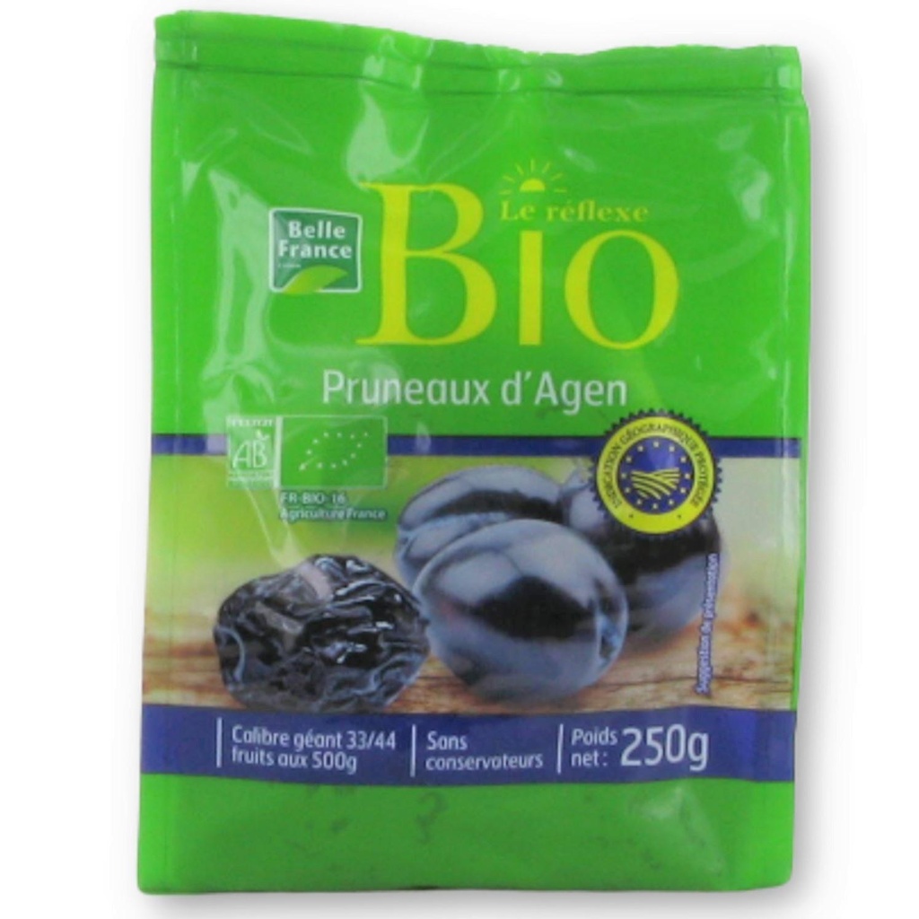 PRUNEAUX D'AGEN ENTIERS BIO 33/44 SACHET 250G