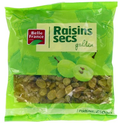 RAISIN SEC GOLDEN BF SACHET 250 G