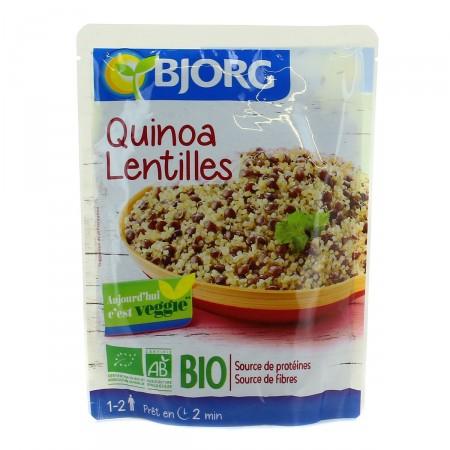 BJOR Organic Quinoa and Lentils Doypack 250g