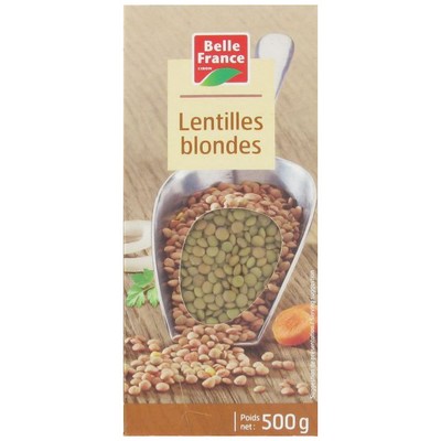 Blonde Lentils Belle France Pack 500 g