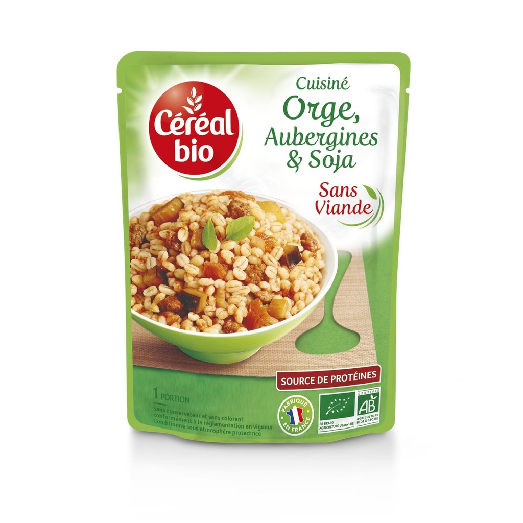 CEREAL BIO DOY COMPOTEE D AUBERGINES 250G